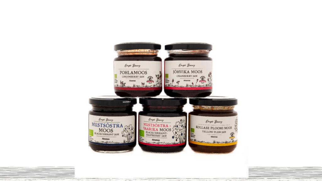 Organic jam in 200g