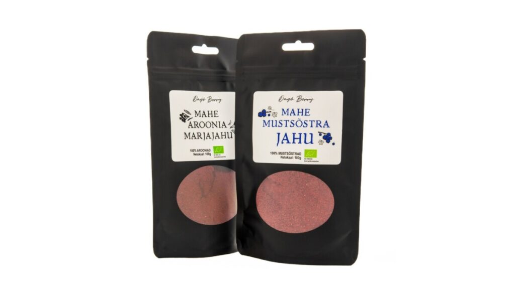 Organic berry powder