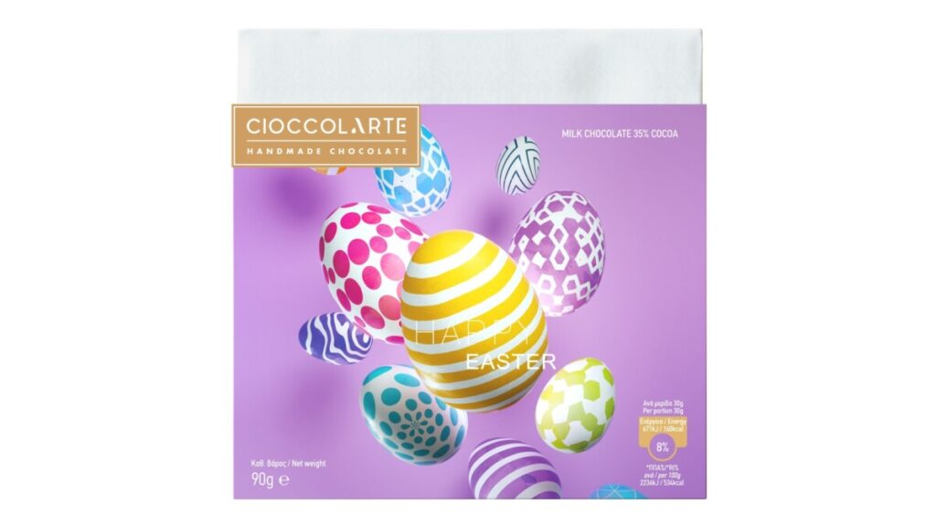 MILK CHOCOLATE 35% COCOA CHRISTMAS 90GR