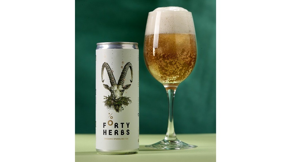 Forty Herbs Organic Sparkling Ice Tea