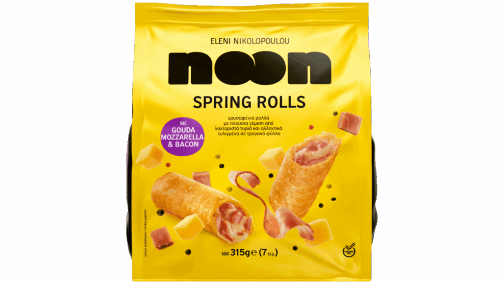 Spring rolls with cheese & cold cuts