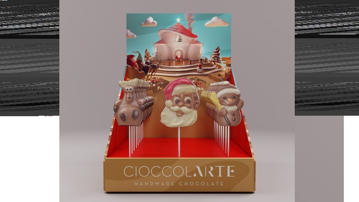 Chocolate Lollipop Displays by Cioccolarte 25gr