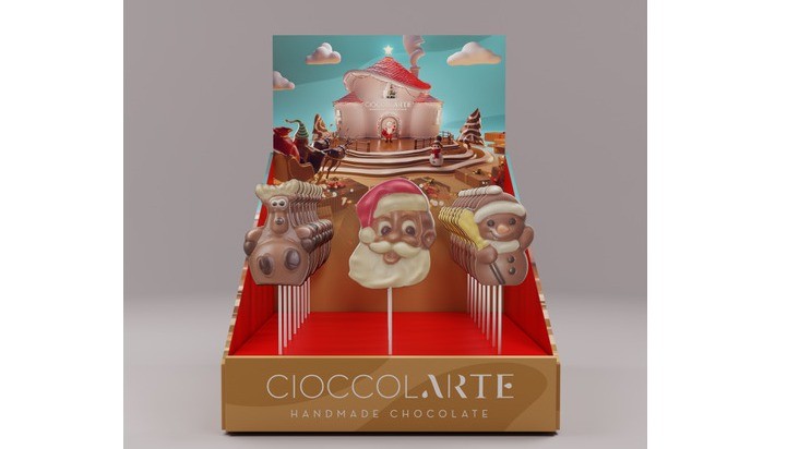 Chocolate Lollipop Displays by Cioccolarte 25gr