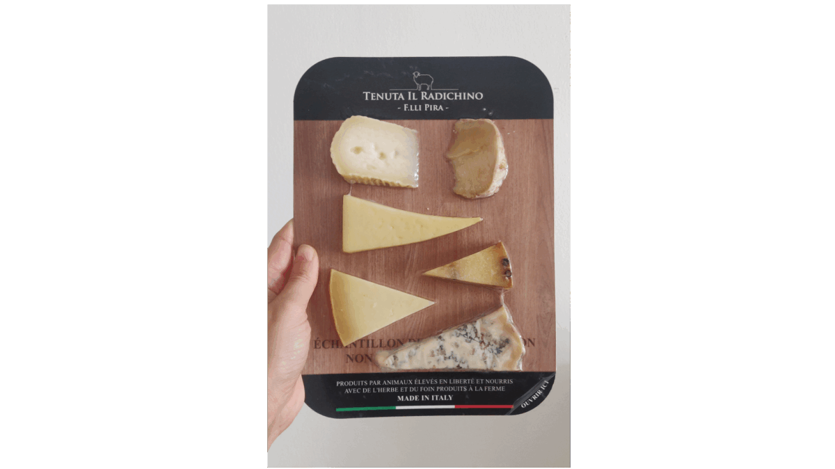 Tenuta Il Radichino ostbricka, serveringsklar