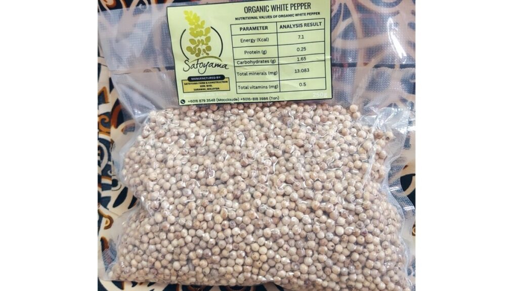 Satoyama Farm Organic White Pepper