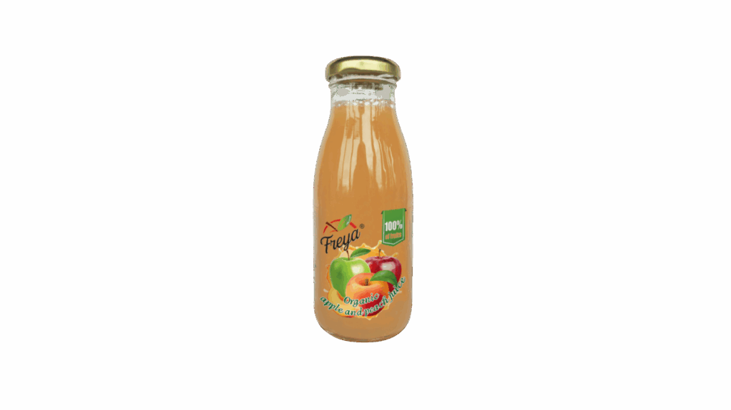 Organic Apple and Peach juice 250 ml