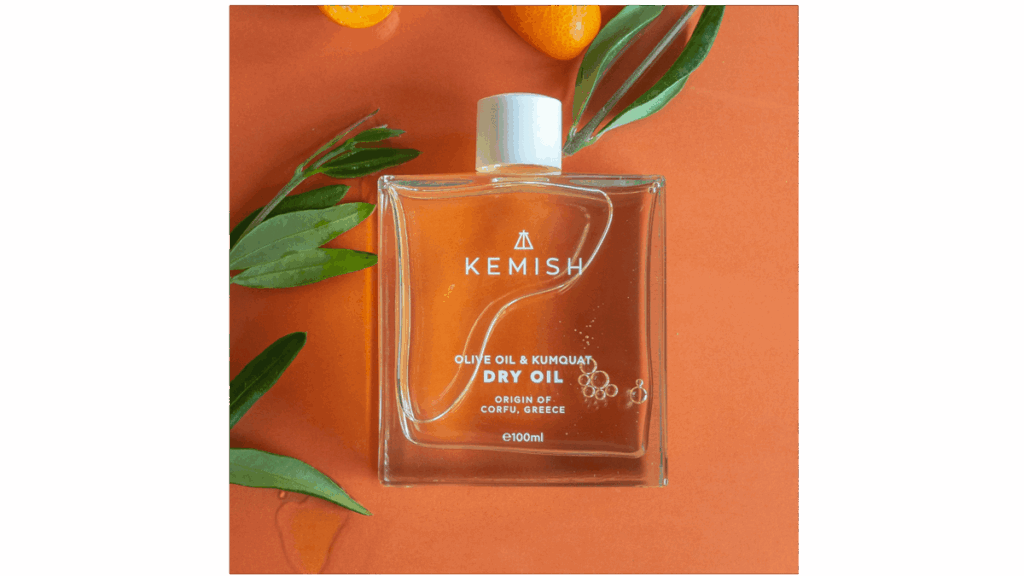 Kemish Torrolja för kroppen, Olivolja & Kumquat, 100 ml