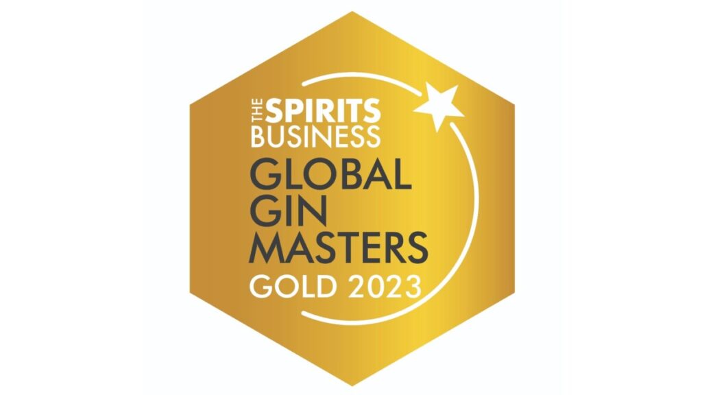 GULDMEDALJ på The Spirit Business Global Gin Masters 2023, London, Storbritannien