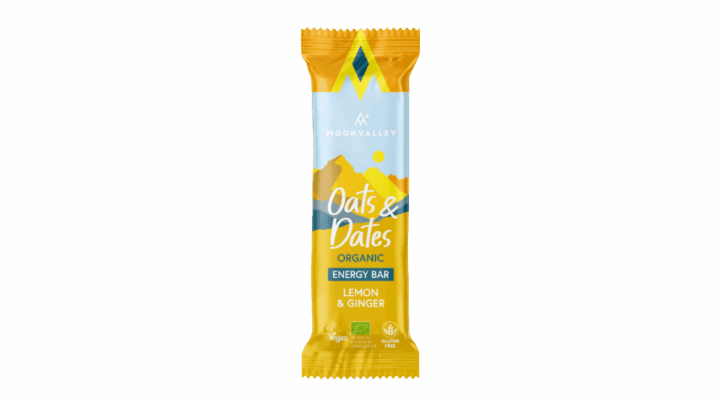Vegan Energy Bar Oats & Dates Lemon & Ginger