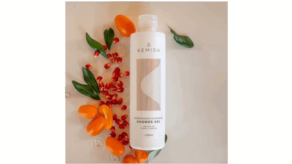 Kemish Shower Gel, Pomegranate & Κumquat, 250ml