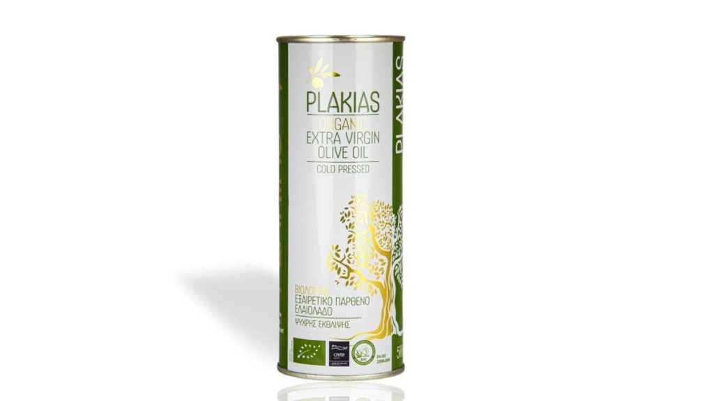 Organic extra virgin olive oil in tin packaging – 500ml