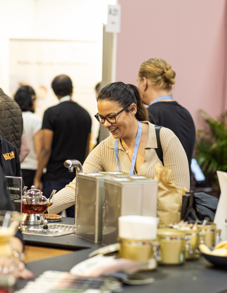 En glad besökare på FFCR