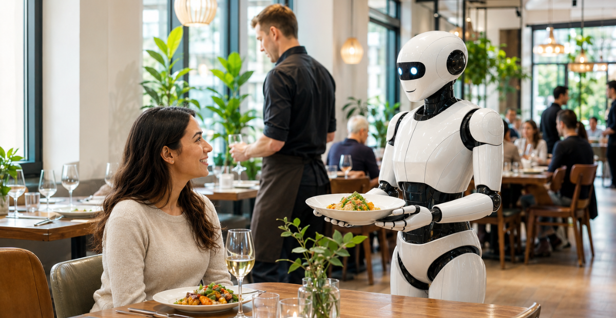 AI på restaurang