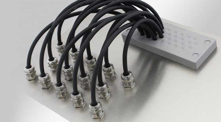 Cable entry plates, membrane based