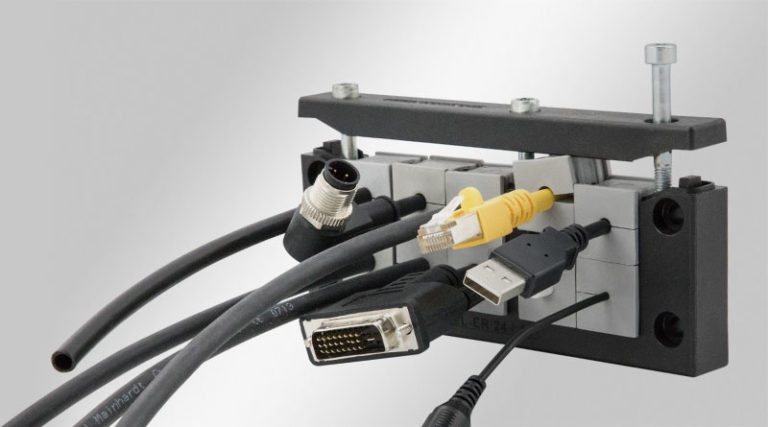 Split cable entry systems for cables with connectors