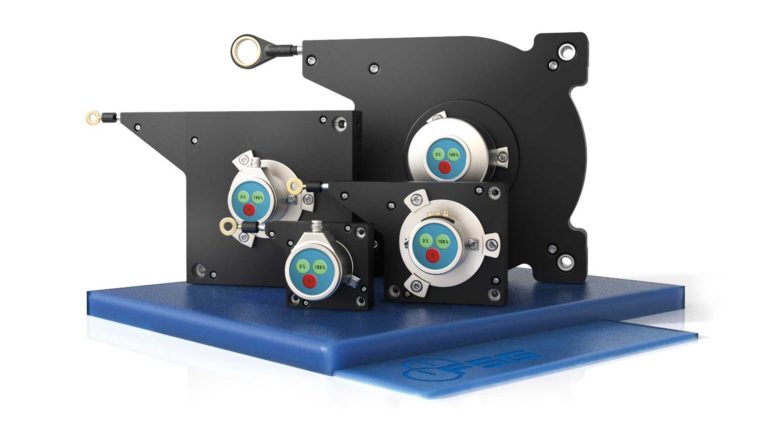 Wire-actuated encoder of the SL00 Basic series from FSG