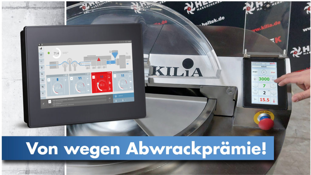 Gebrauchtmaschinen im Retrofit mit neuen Basic-Panels von Kraus & Naimer