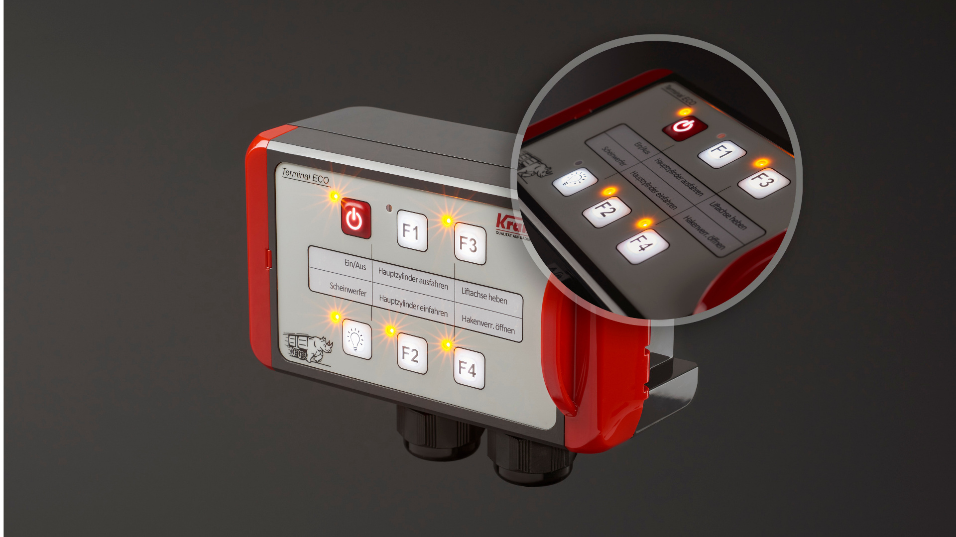 Maximale Bediensicherheit dank modernster LED-Technik