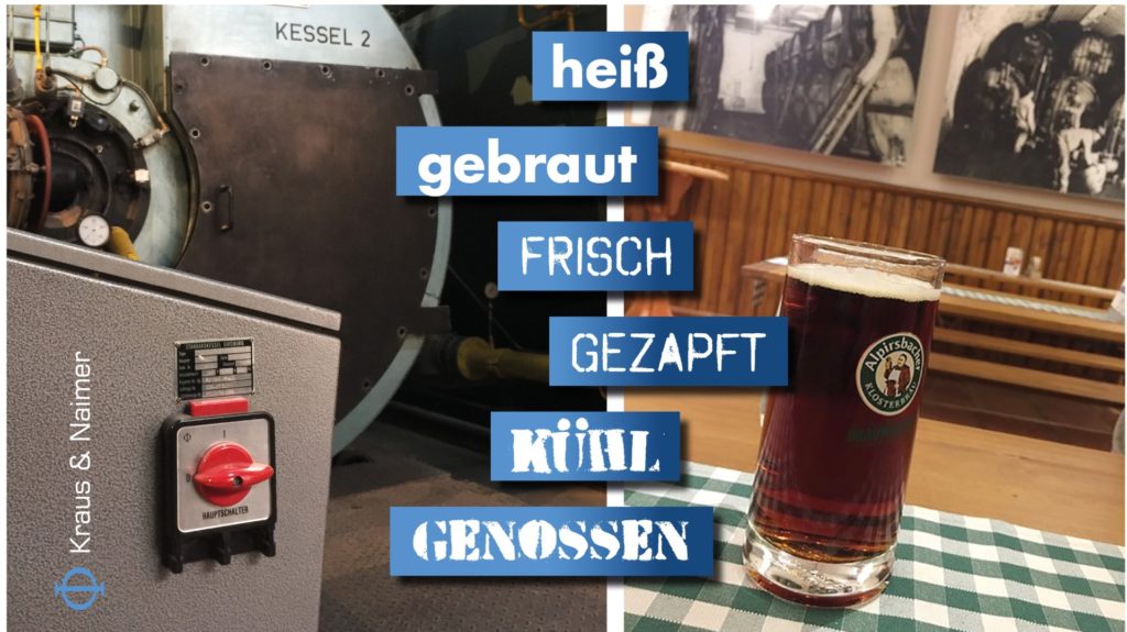 Heiß gebraut, frisch gezapft, kühl genossen