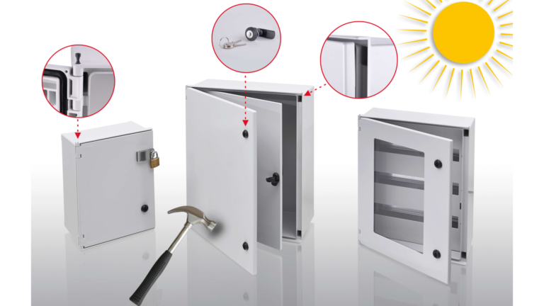 Polysafe enclosure: vandal-proof, maximum corrosion resistance