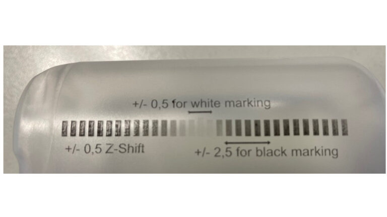 Laser machine for black marking of (transparent) plastics
