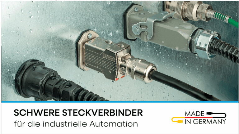 Schwere Steckverbinder – für die industrielle Automation