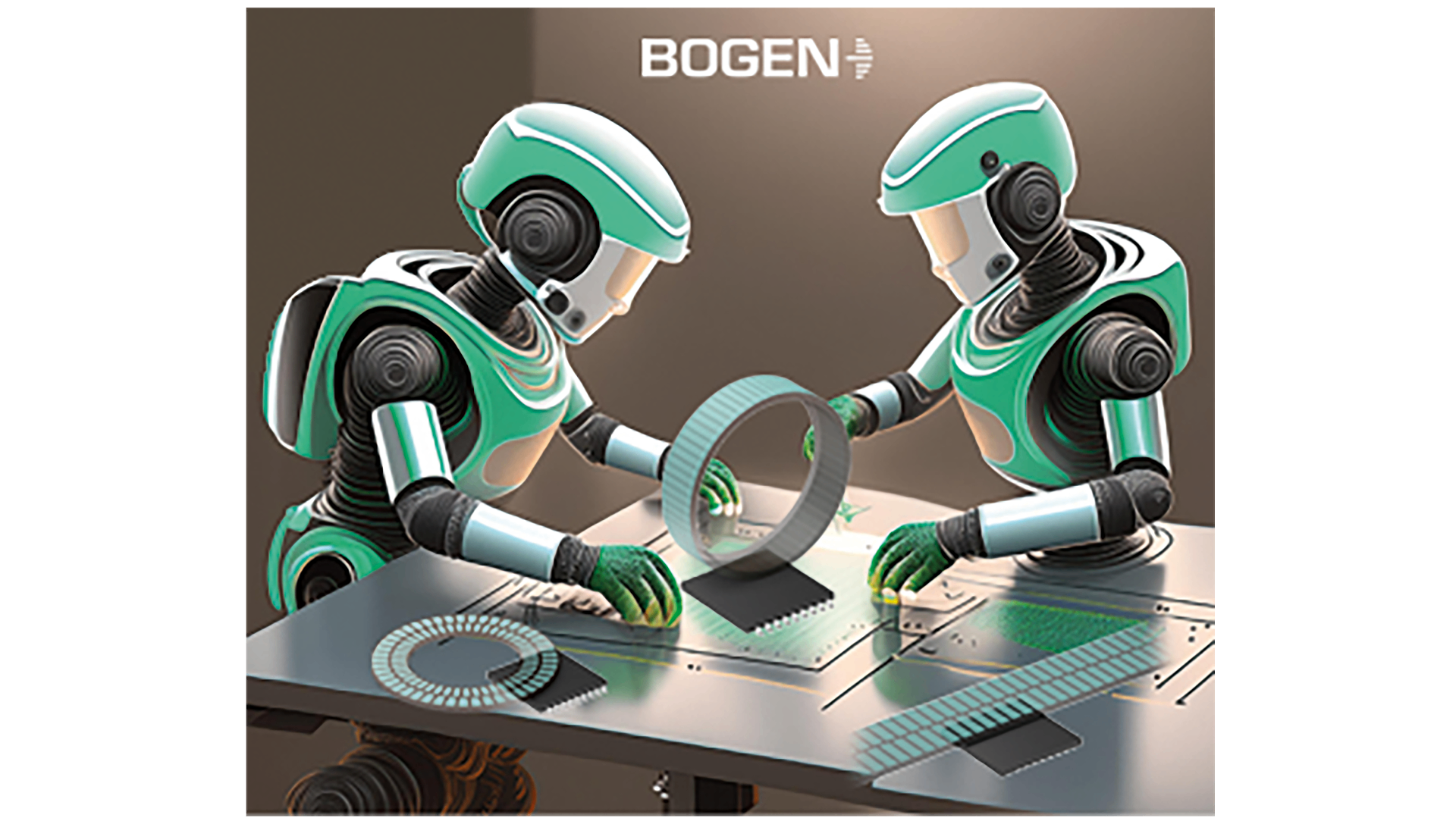 The integration of the incremental magnetic encoder IKS9 from BOGEN into linear motors