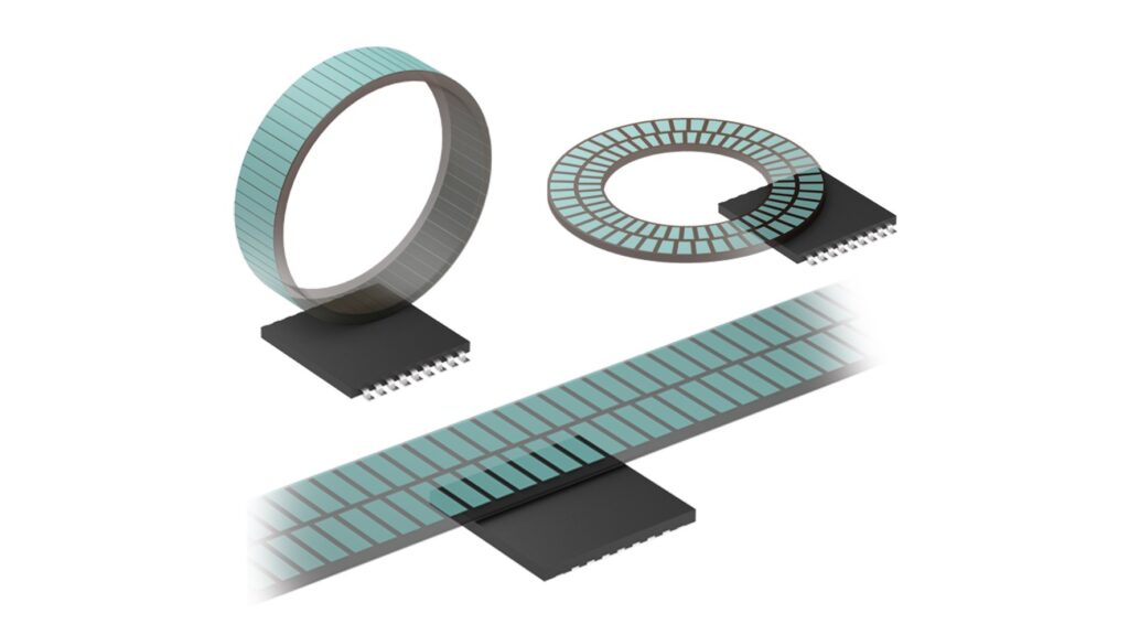 Magnetic scales for Chips and ASICs