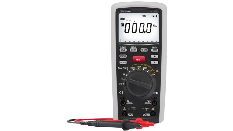 Voltcraft ET-200 Isolationsmessgerät 50 V, 100 V, 250 V, 500 V, 1000 V 20 GΩ