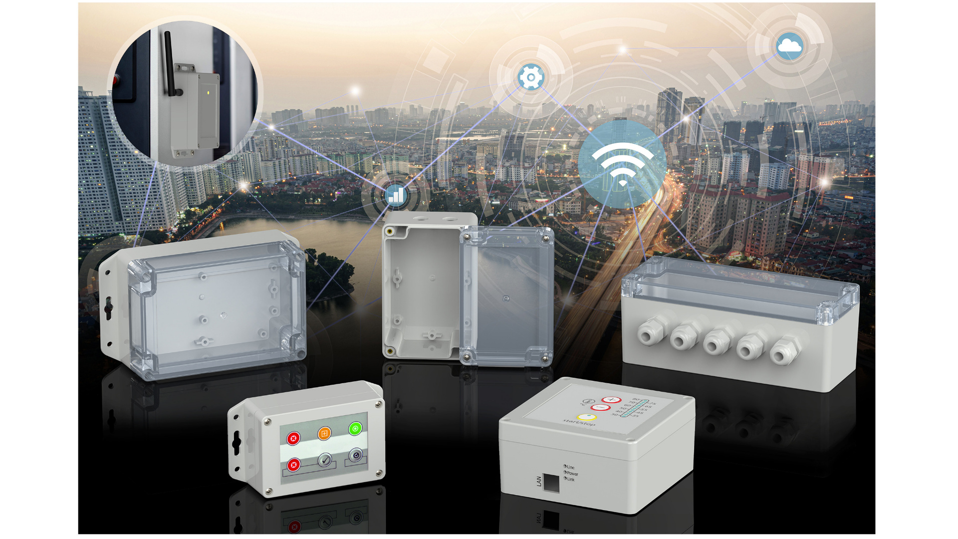 Electronics enclosures for IoT applications