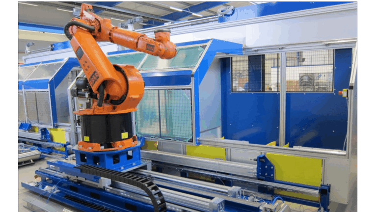 Robot integration in production lines