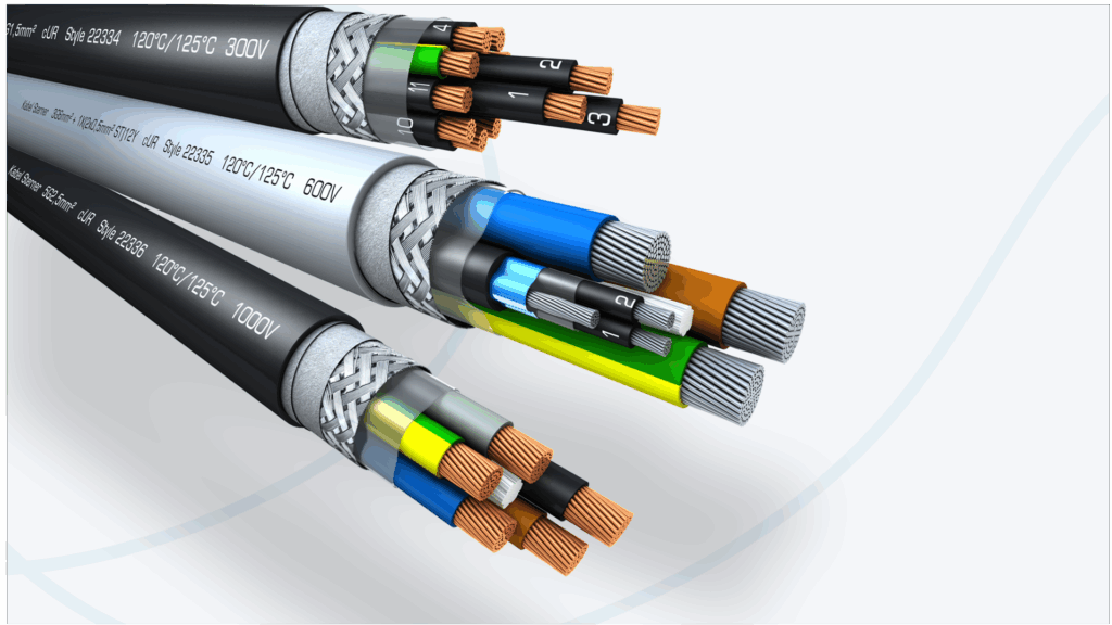 TPE sheathing compound with cUR for +120°C / +125°C