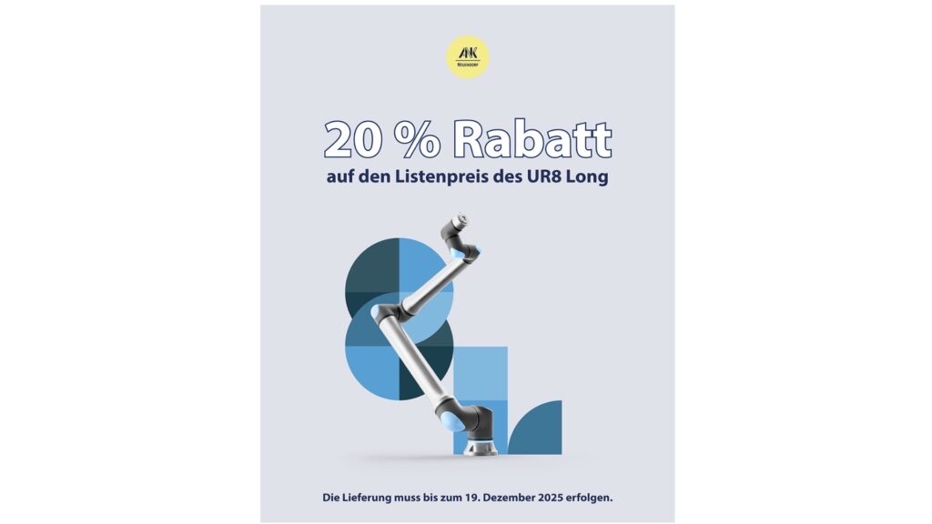 Große Reichweite. Kleine Standfläche. Keine Kompromisse.