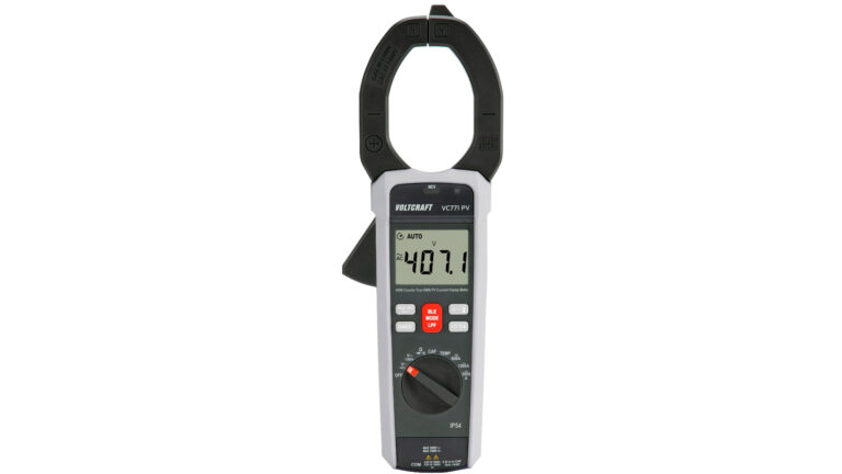 VOLTCRAFT VC771 PV STROMZANGE Clamp meter Digital CAT III 1500 V, CAT IV 1000 V Display (counts): 6000