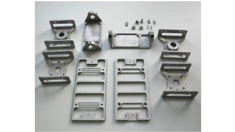 3D printing metal DMLS AlSi10Mg Camera attachments steady cam