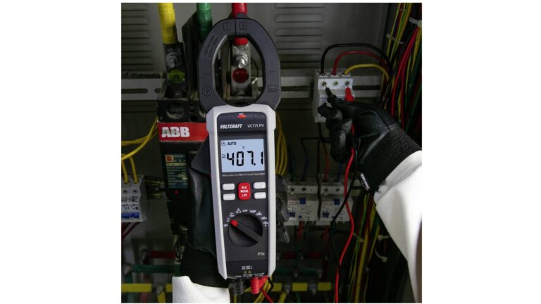 Jetzt bei Conrad: Voltcraft präsentiert leistungsstarke Stromzange VC-771 PV