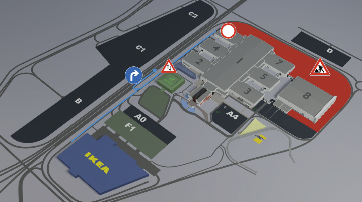 Plan for the Expo Park construction works.