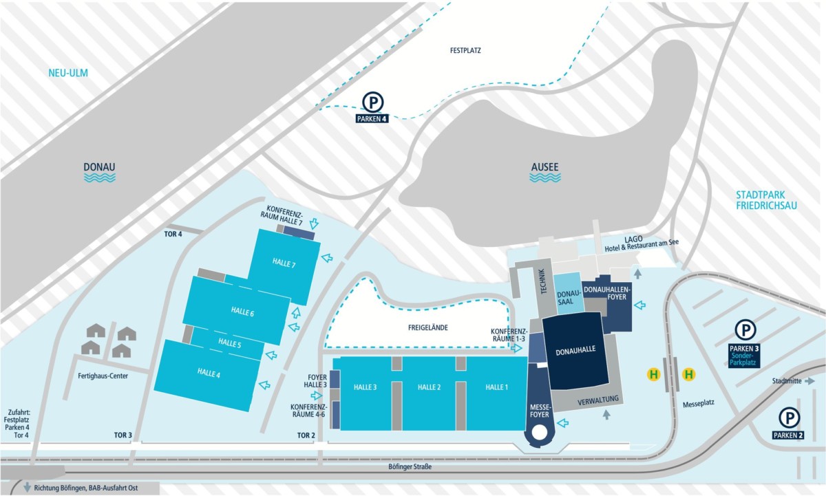 Gebaeudeplan Ulm-Messe