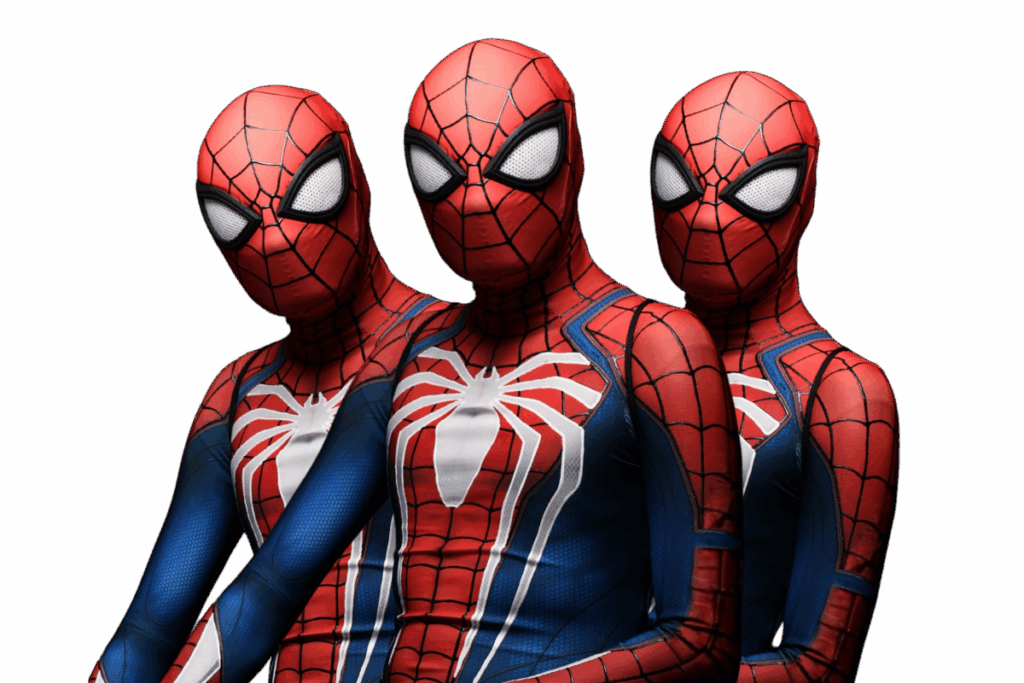 Spiderman trio