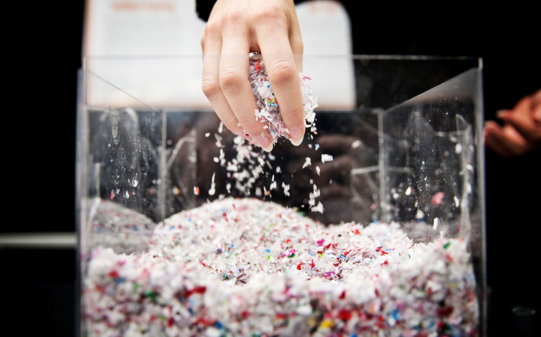 Vermalen plastic verpakkingen