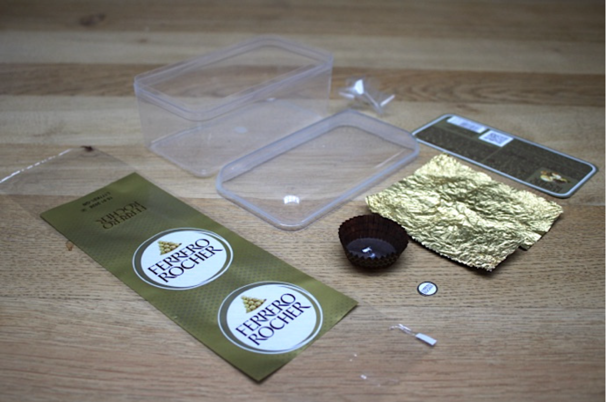 Ferrero Rocher verpakking