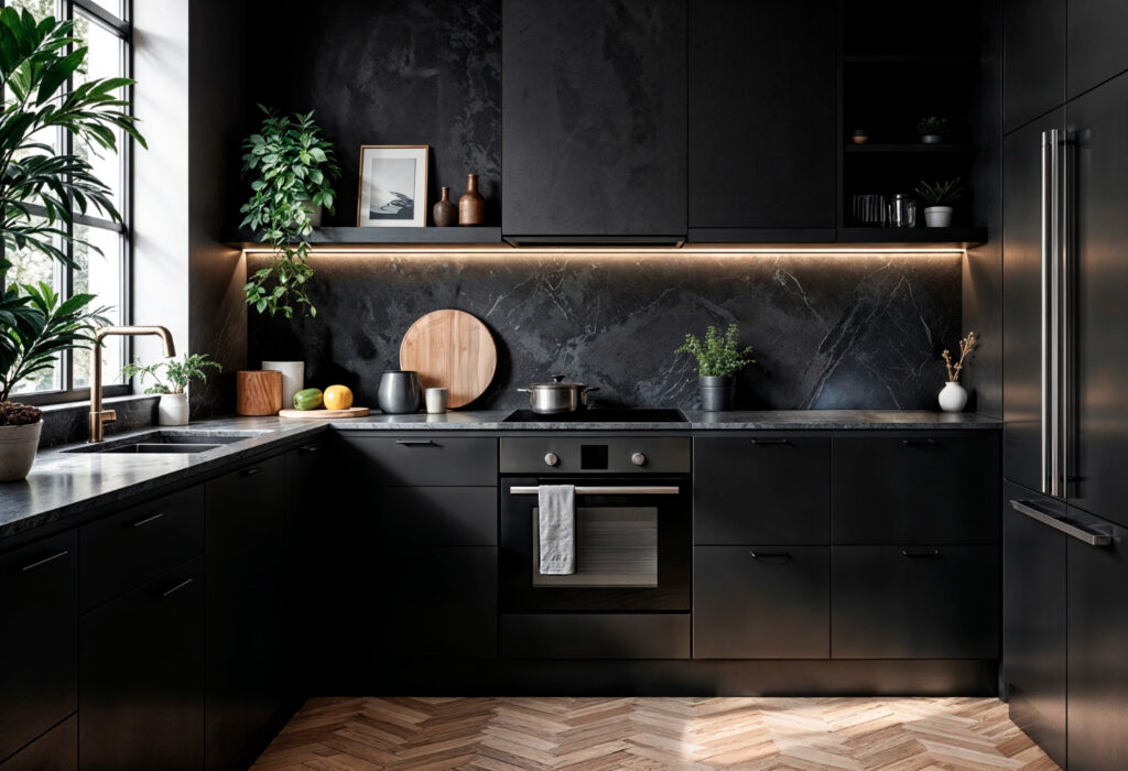 Zwarte keuken