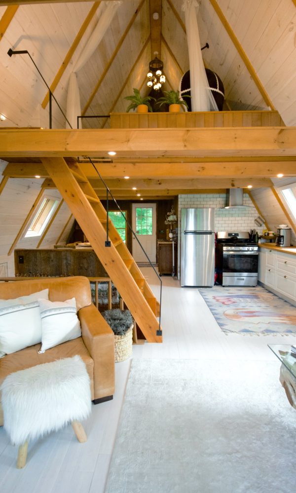 Indeling van een a-frame woning