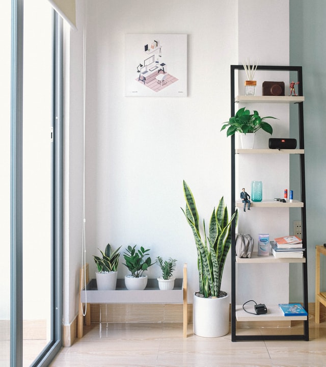 Home office met veel lichtinval