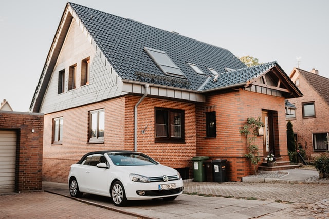 verharde voortuin