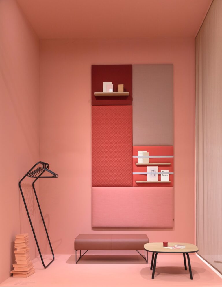 ton sur ton interieur roze