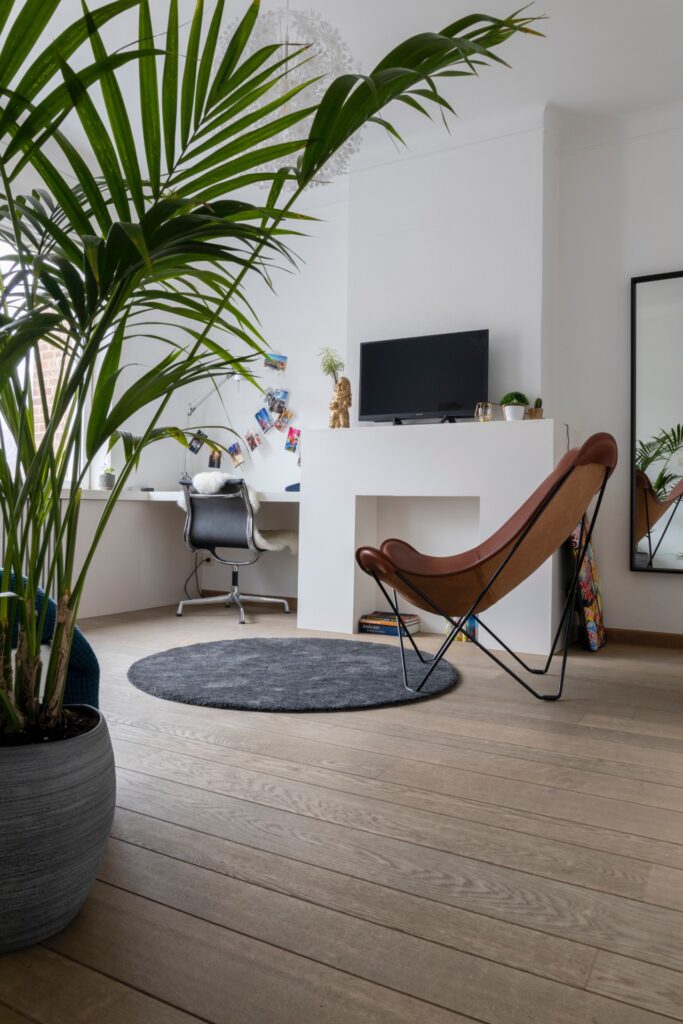 Interieur van thuiskantoor