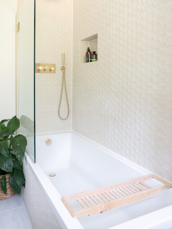 Bad en douche ineen