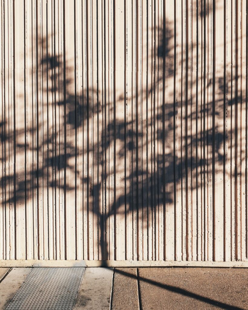 houten muur schutting