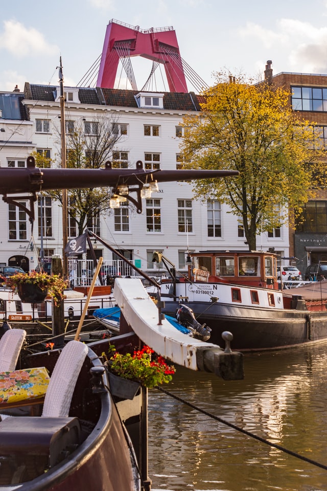 Ligplaats van een woonboot